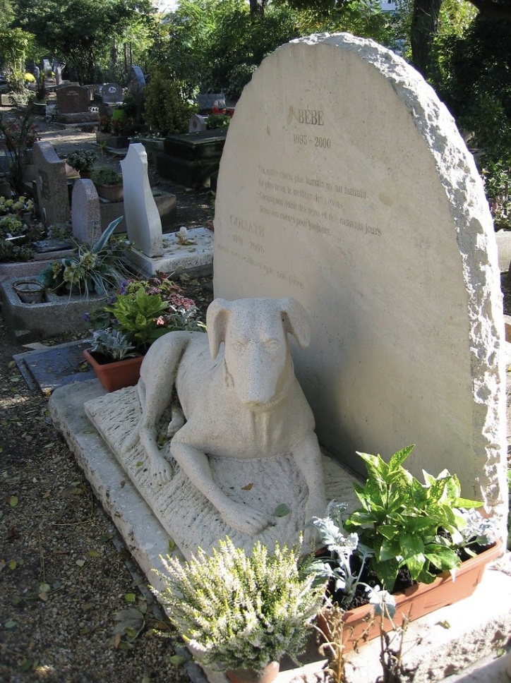 dog headstone