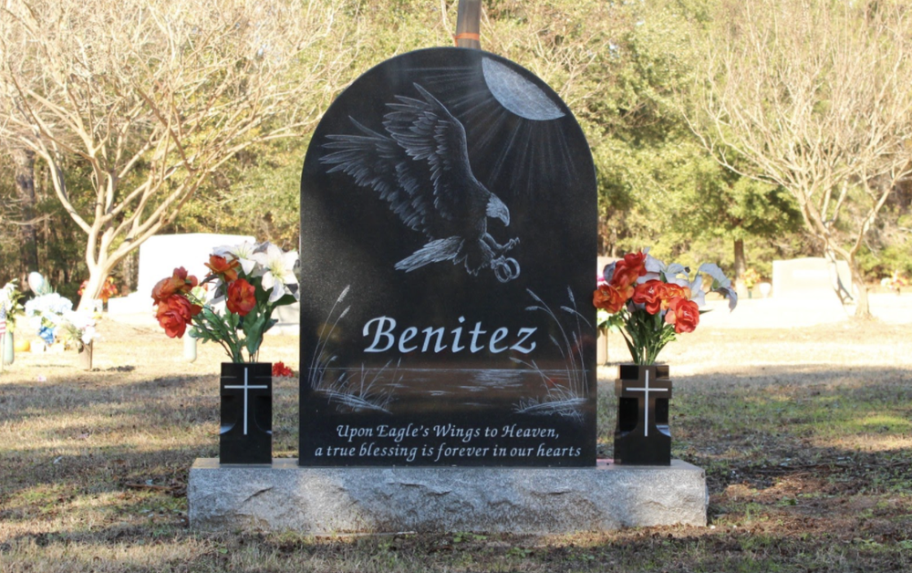 headstone etching